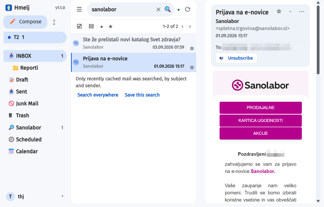 Unread counts on saved searches