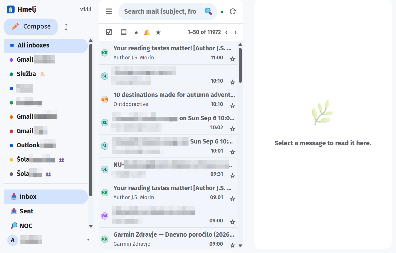 Unified All inboxes view
